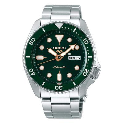Автоматические часы Seiko 5 Sports с зеленым циферблатом SRPD63K1