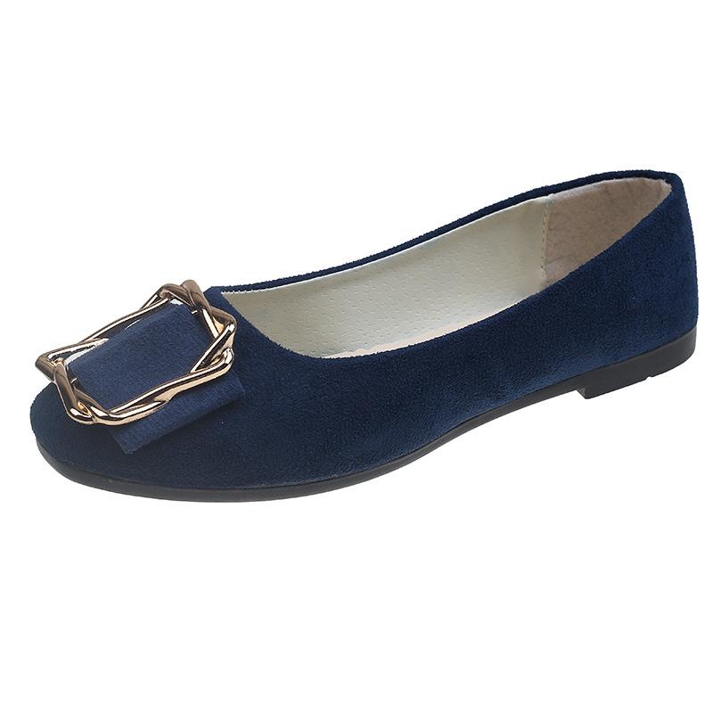 Женская обувь. Туфли на плоской подошве. Удобные повседневные туфли без шнуровки с квадратным носком большого размера, разноцветные.