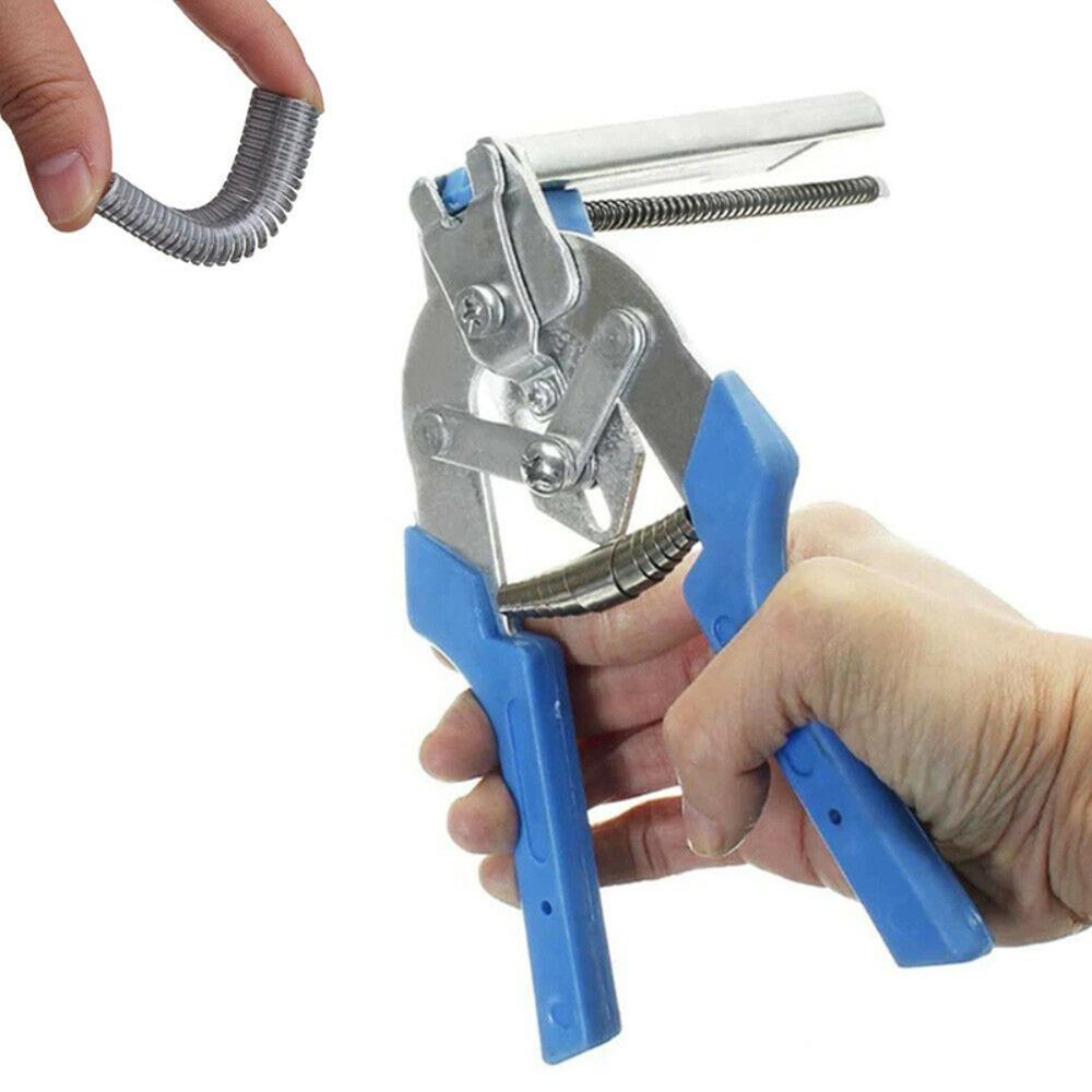with 600Pcs M Clips Hog Ring Plier Tool M Type Cage Assembly Tongs Cage Binding Pliers Chicken