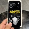 Blink-182band Phone Case For IPhone 17 Pro Max 16 15 14 Pro Max 13 11 X Xs Xr 8 7Plus Silicone Cover