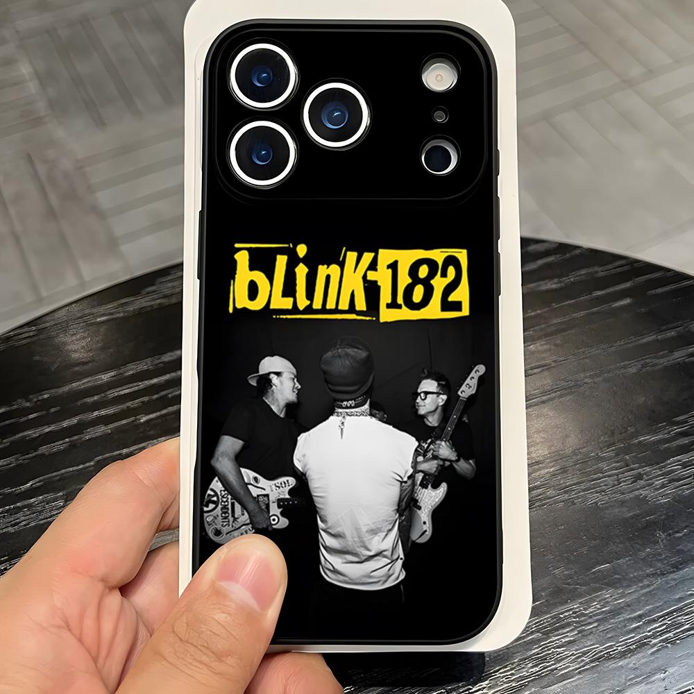 Blink-182band Phone Case For IPhone 17 Pro Max 16 15 14 Pro Max 13 11 X Xs Xr 8 7Plus Silicone Cover