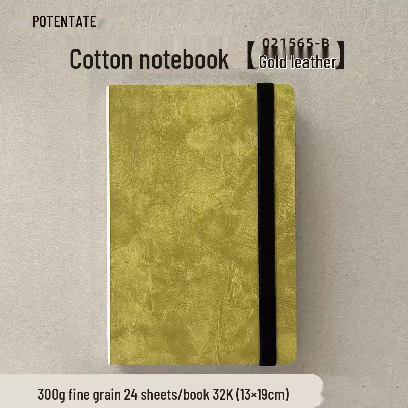 Zun Jue Хлопковая акварельная книга 100%, Ткань 300 г/м², Квадратный Bullet Journal с несколькими вариантами обложки