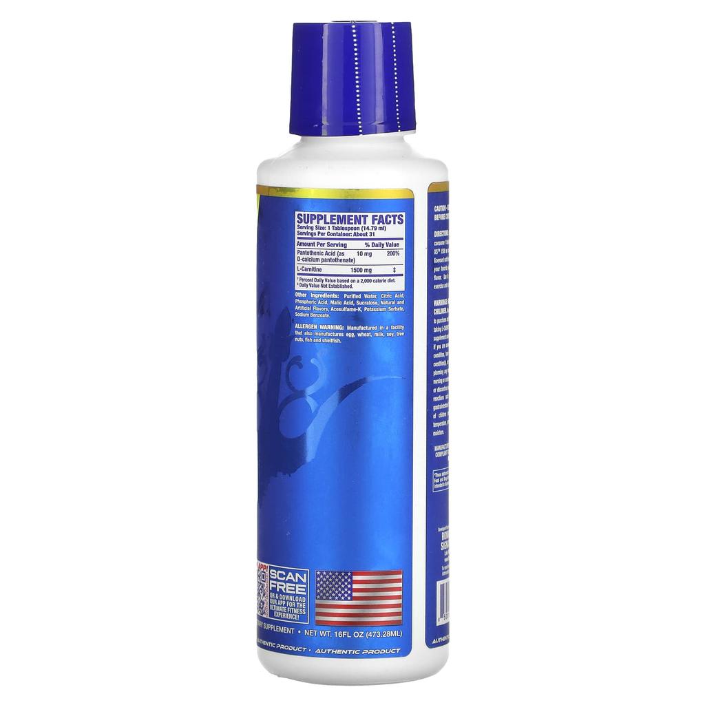 Ronnie Coleman, Vital Edition, L-CarnitineXS 1500, Mango Pineapple Flavor, 16 fl oz (473.28 ml)