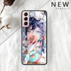 Чехол Genshin Impact Raiden Shogun Baal Glass для Samsung Galaxy S22 S20 FE S21 Plus, чехол для телефона S10 5G S9 Note 20 Ultra 10 Shell
