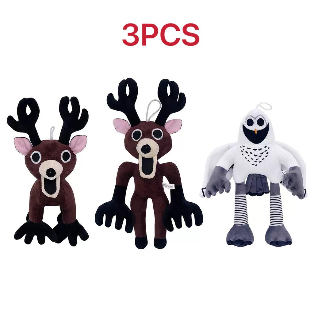 New 99 Nights Cartoon In The Forest Deer Plush Toys Cotton Stuffed Doll Anime Animal For Kids Birthday Gift Halloween Gifts