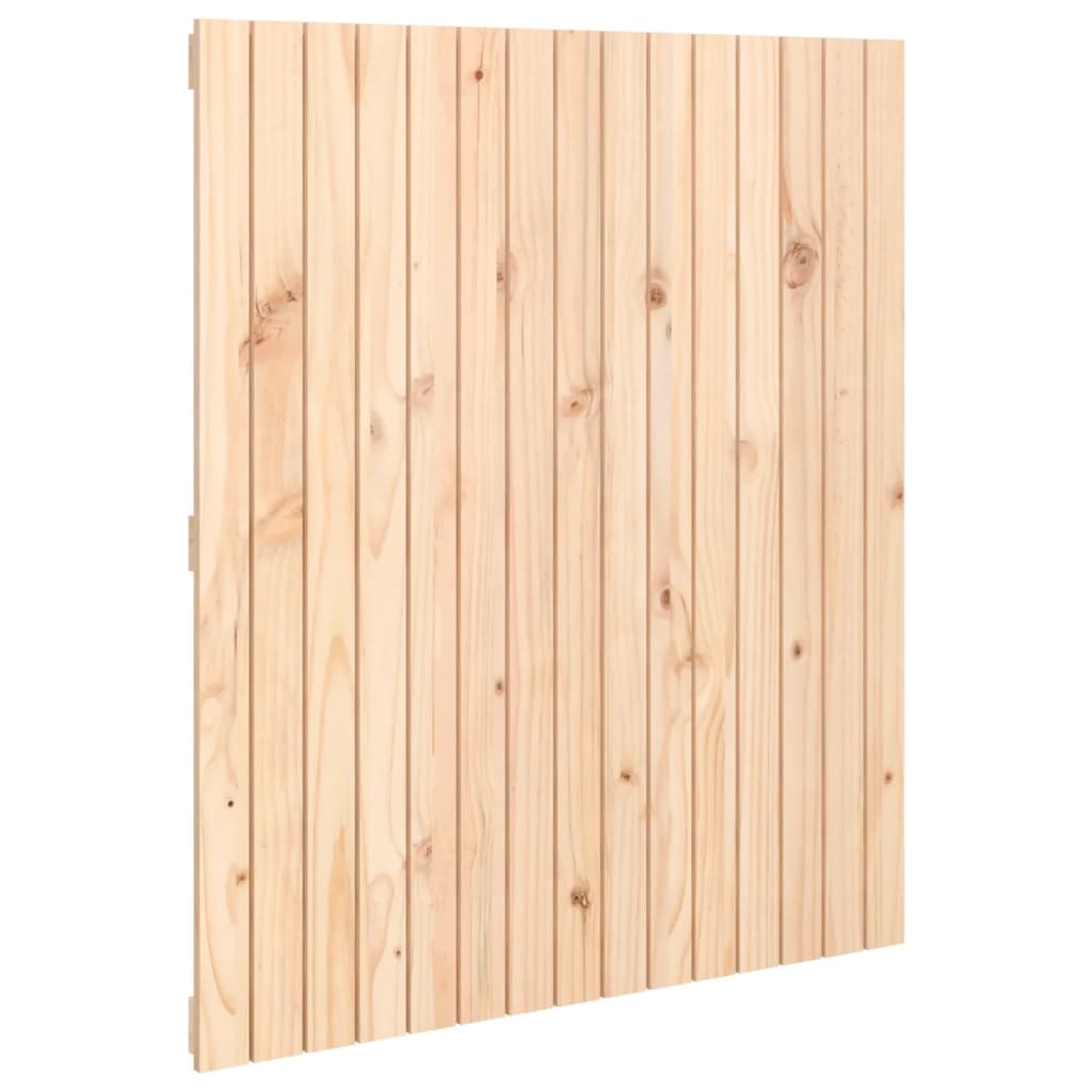 Vidaxl Wezgłowie Łóżka, 95,5X3X110 Cm, Lite Drewno Sosnowe