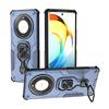 KEYSION Противоударный бронированный чехол для Honor X9b 5G Силикон+ПК Вертикальная металлическая подставка-кольцо для телефона для Huawei Magic 6 Lite 5G