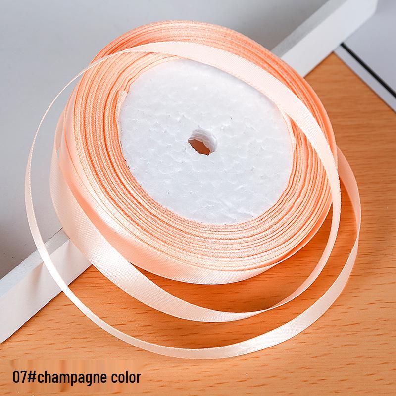1 см атласная лента для украшения подарочной коробки и бантов, специальная для трансграничной торговли