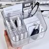 Transparent Pen Container Acrylic Cosmetics Organizer Box Creative Makeup Brushes Holder