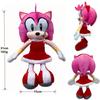 Shadow Hedgehog Plush Toy Soft Stuffed Animal Cartoon Doll Anime Figure Gift For Kids