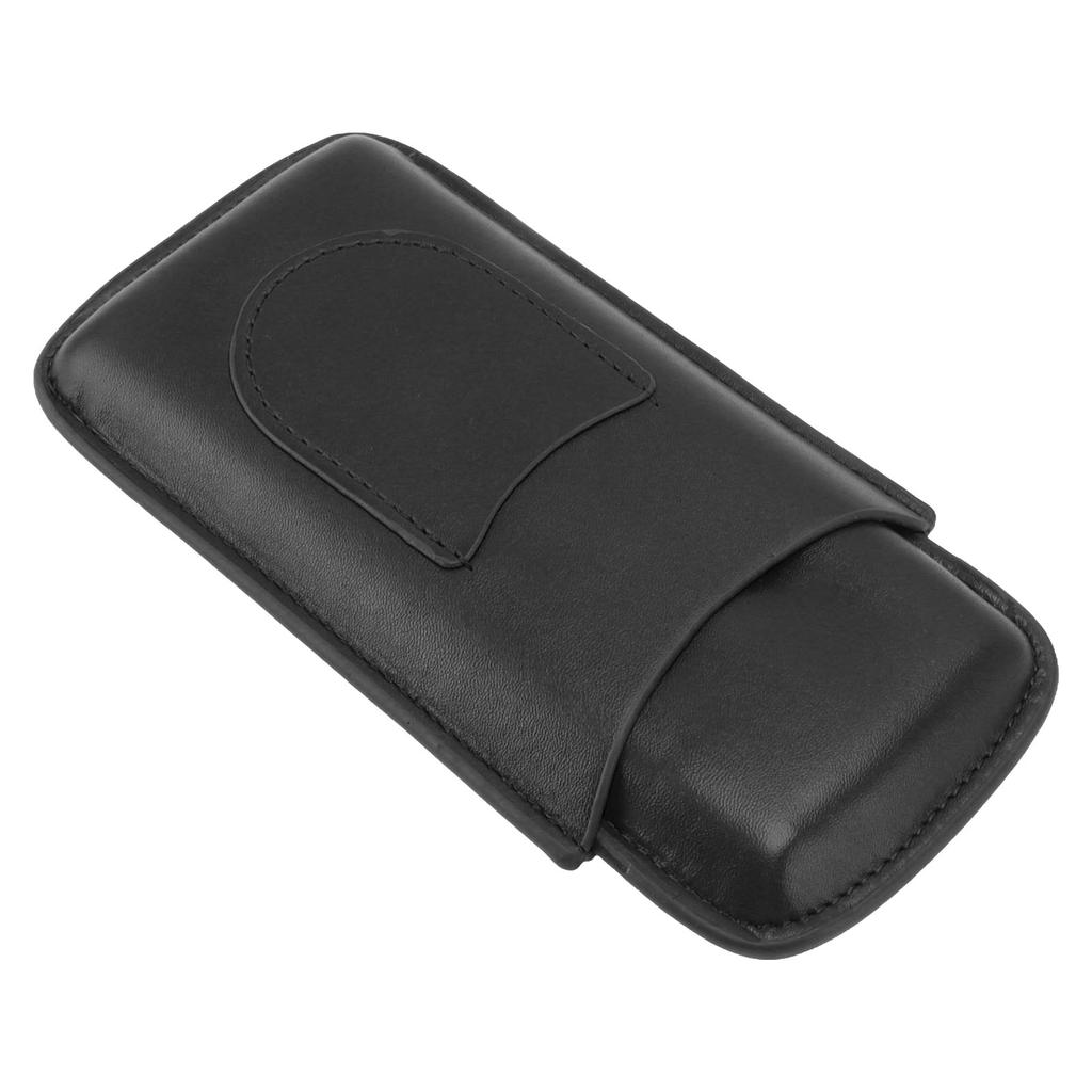 Cigarette Case Leather 3pcs Capacity Portable Cigar Storage Box with for Outdoor