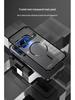 Матовый магнитный чехол-кольцо Xiaomi 17 ProMax с металлическим ободком