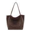 New Autumn and Winter Casual Lazy Style Suede Large-capacity Commuter Tote Bag Shoulder Bag