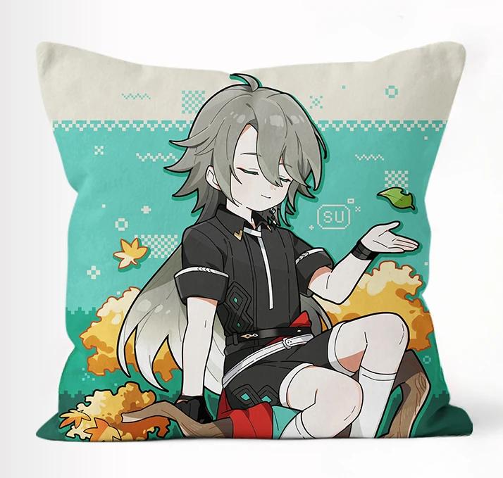 Аниме Игра Honkai Impact Косплей Тематическая Подушка Mobius Pardofelis Su Kalpas Elysia Kevin Подарок на Хэллоуин
