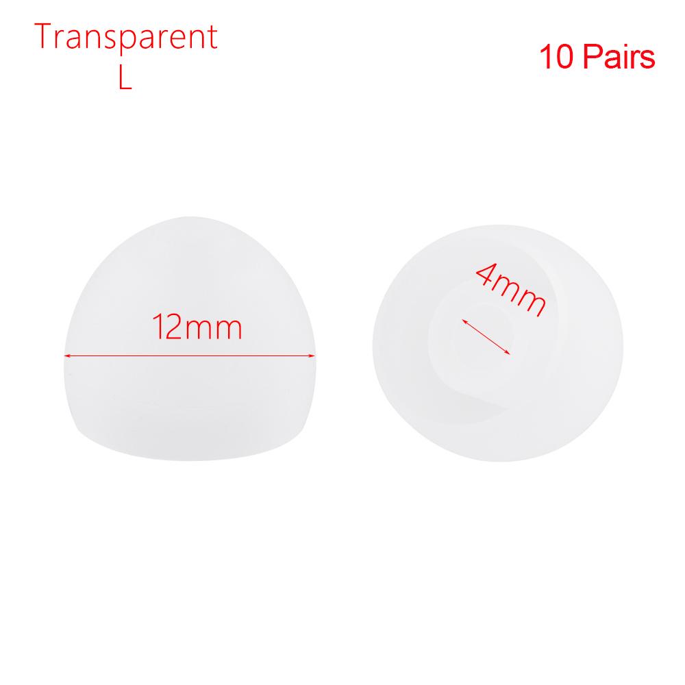 Пары универсальных колпачков 4 мм, резиновые вкладыши, сменные наушники-вкладыши, силиконовые насадки для наушников