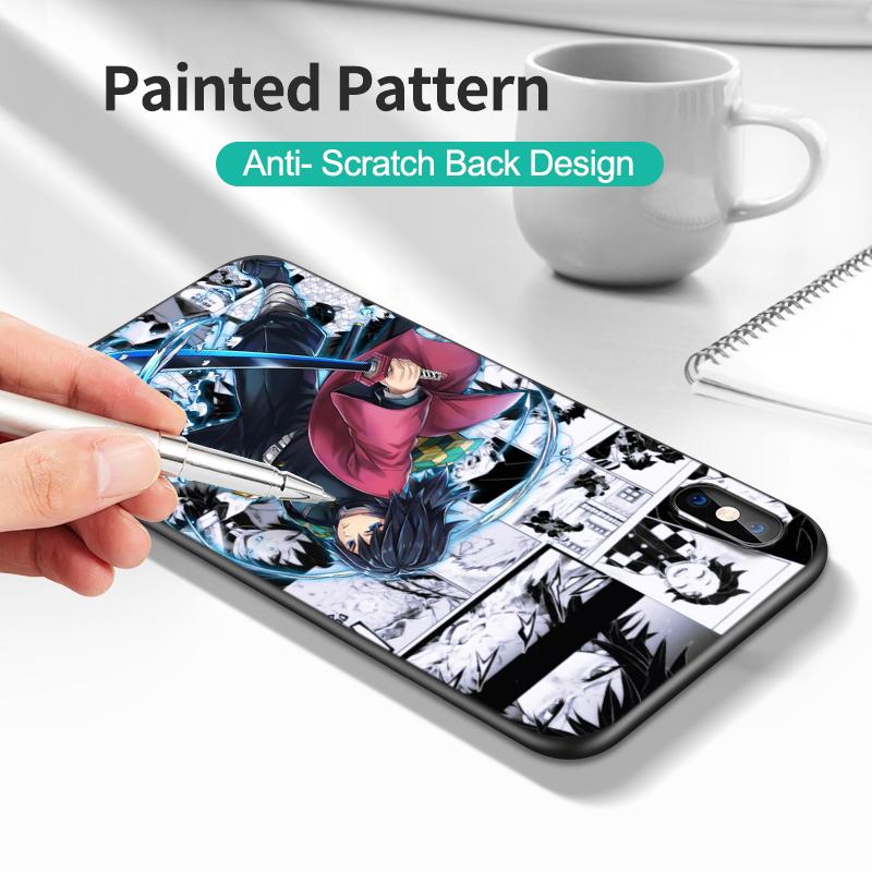 Черный ТПУ чехол для OPPO A16 A16S A55 A94 F17 F19 Pro Reno 4 5 Lite 6 4G 5G Томиока Гию