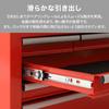 life_mart Tool Box [Large Capacity 4 Tiers, 6 Drawers + Top Section] Top Chest Tool Chest Tool Box Cabinet Storage Case Tool Box Tool Storage Bearing