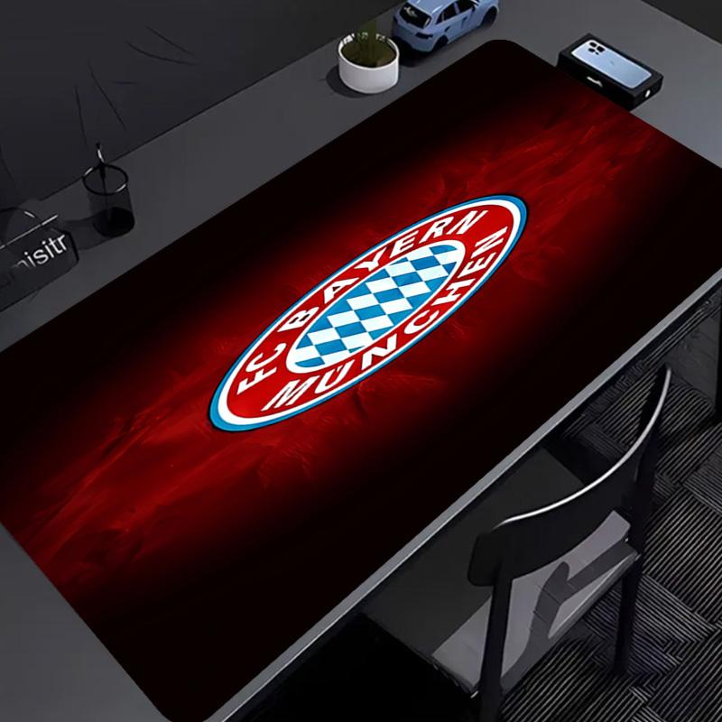 FC Bayern München logo Mouse Pad - Non-Slip Rubber Base, Smooth Surface for Work,Gaming,Office,And Home Use, Desk Mouse Pad