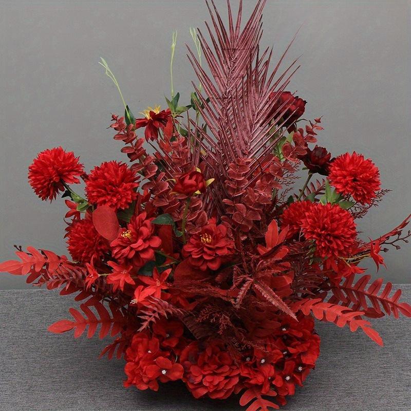 1 шт. Искусственный цветок эвкалипта для свадьбы, подходит для украшения на открытом воздухе, дома, на свадьбе, на праздничной вечеринке