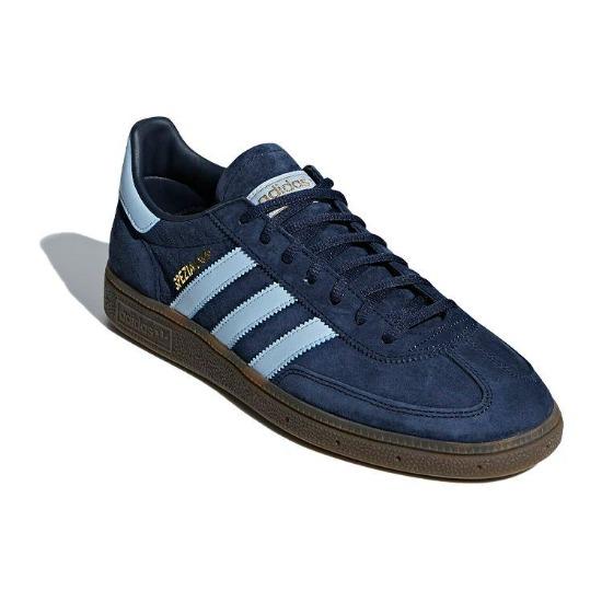 Adidas Кроссовки Handball Spezial Collegiate Navy Clear Sky Unisex, синяя резинка BD7633