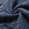 New Autumn And Winter Fashionable Warm Knitted Button Cardigan Sweater Jacket For Men Large Size Solid Color Loose Casual Jacket