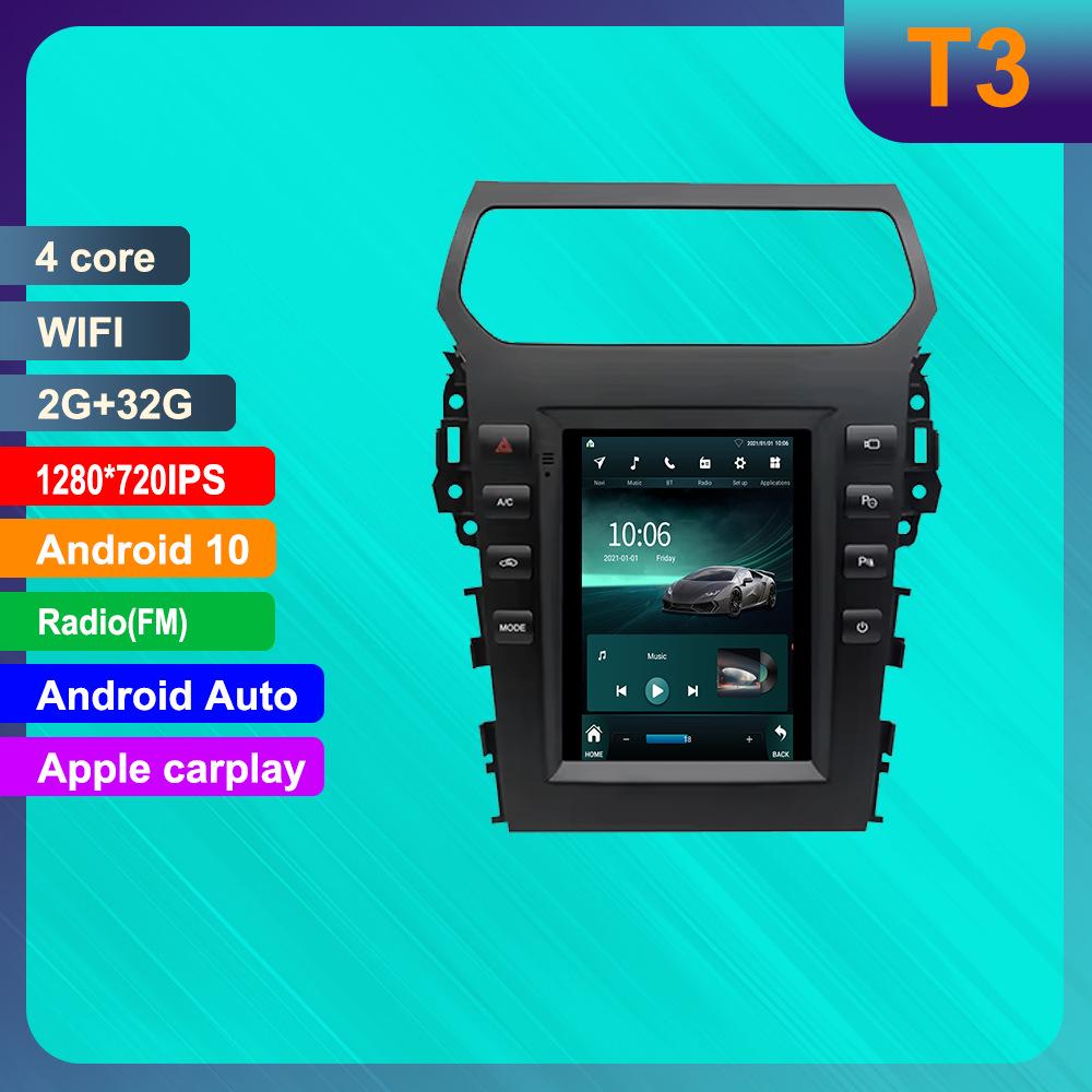 Ford Explorer 5 Android-система навигации с HD-камерой заднего вида и поддержкой CarPlay.