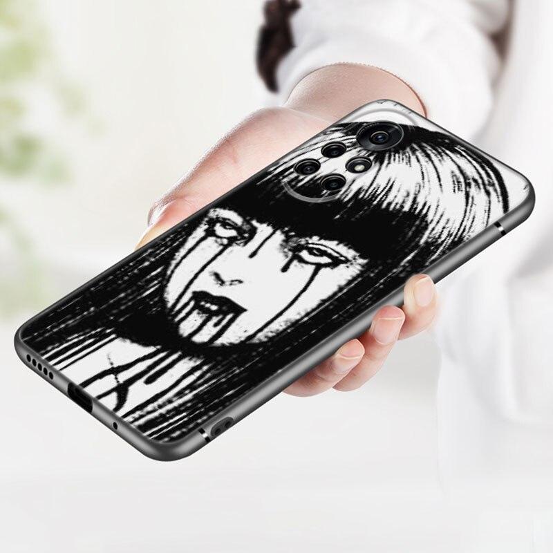 Футболки с изображением комиксов ужасов Junji Ito Tomie, чехол для Huawei Honor 60 50 SE 30S Mate 30 20 10 Lite 40 Nova 9 8 Pro Y60 8i 7i 7SE 5T Premium