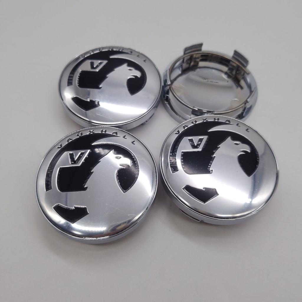 4Pcs/set 58mm With Vauxhall VXR Sticker Car Wheel Center Cap Rim Hub Caps Dustproof Cover Modification Replacement Accessories