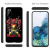 Чехол для iPhone 17 16 15 Xiaomi Poco Redmi Note 14 13 12 11 Pro Max 9 16e Samsung Galaxy S25 S24 S23 OPPO Huawei Росомаха Аниме Дэдпул Чехол для телефона