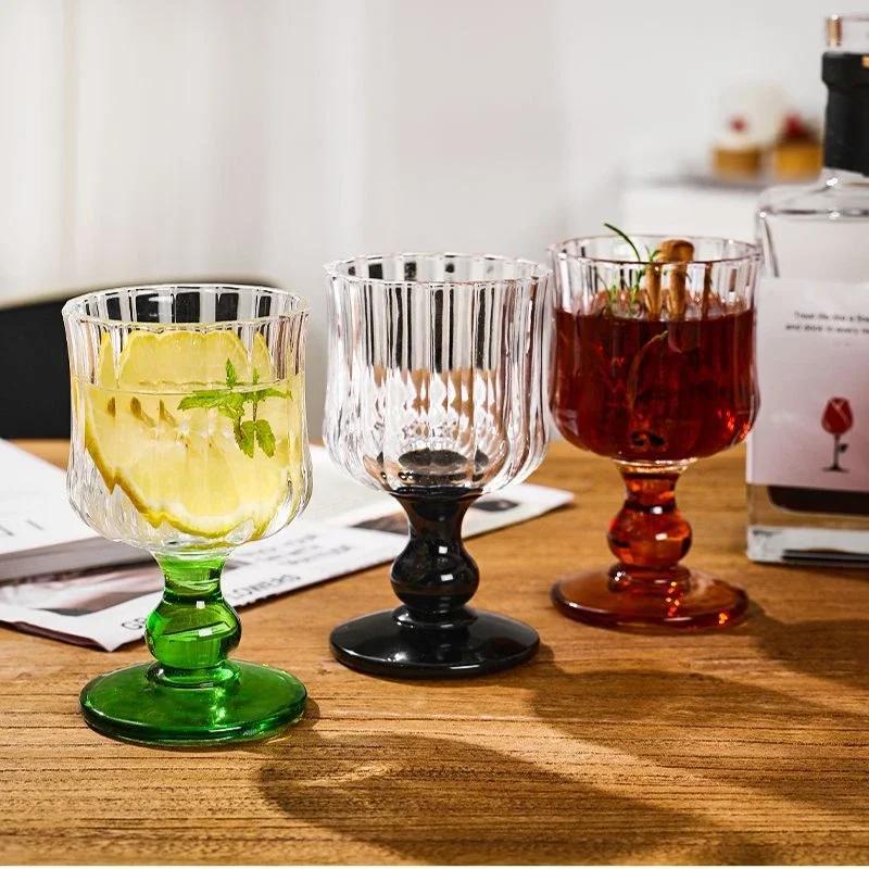160ml Light Luxury Transparent Red Wine Glass Cup Champagne Cocktail Whiskey Glasses Bar Party Supplies Drinking Glasses Cups