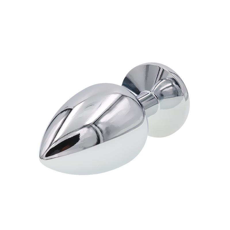 Большая металлическая анальная пробка для заднего двора, секс-игрушки, устройство для анальной дилатации, секс-инструменты, игрушки для взрослых, имитация анальной пробки, упаковка в пылевой мешок