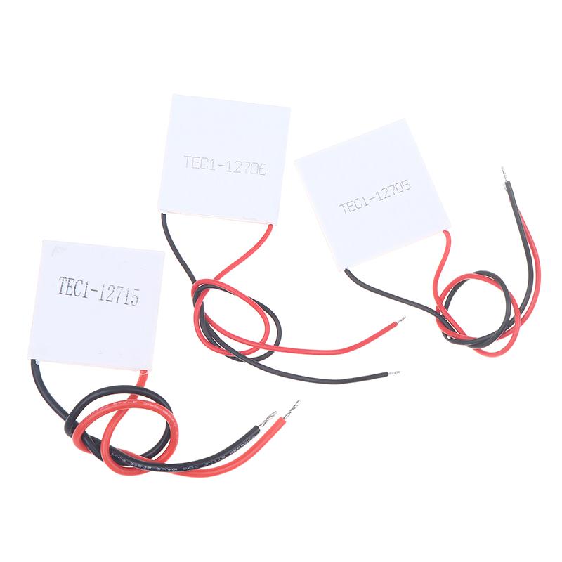 Tec1-12705 12706 Tec1-12715 Термоэлектрический охладитель Пельтье 40*40 мм 12 В Полупроводниковый элемент охлаждения Модуль
