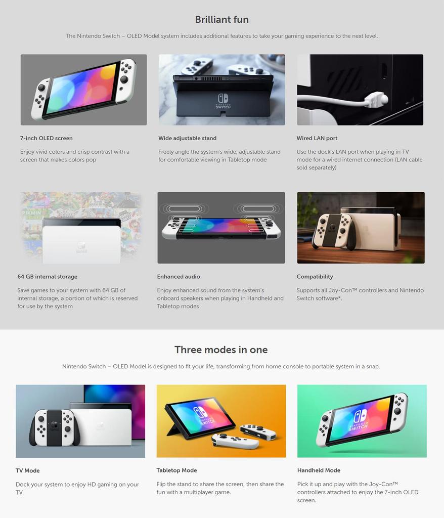 Приставка Nintendo Switch – OLED Model