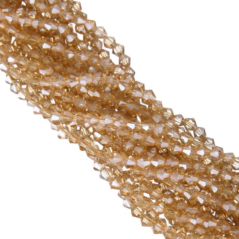 Простые модные 110 шт. свободные бусины для изготовления ювелирных изделий, биконусный браслет, ожерелье, хрустальная бусина 4 мм, сделай сам, для стороны AB, изысканные ювелирные изделия ручной работы
