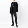 EMPORIO ARMANI Stitched Jersey Single Breasted Jacket 8N1G81-1JEZZ-0999