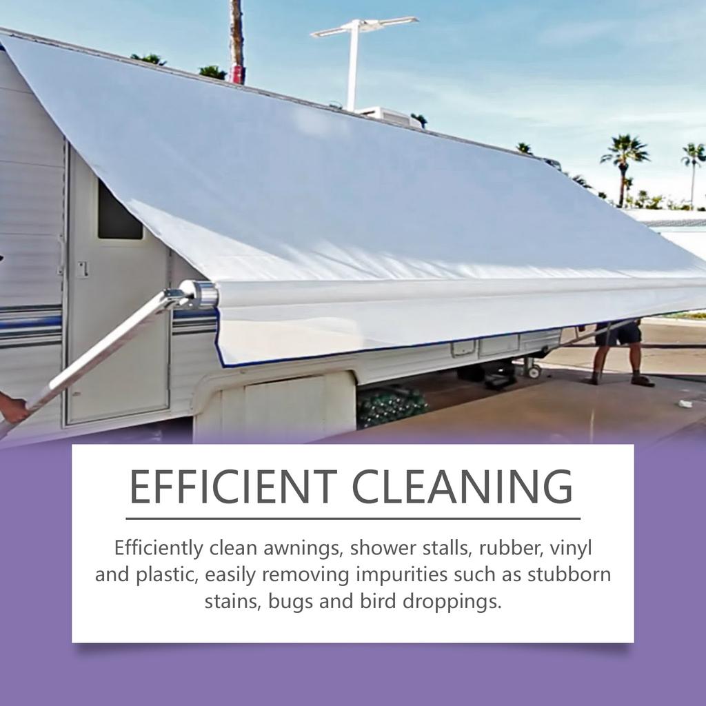 Rayhong RV Awning-Specific Cleaner: Deep Cleaning Without Damage, Easily Removes Mildew and Stains, Keeps Fabric Fresh 120ml