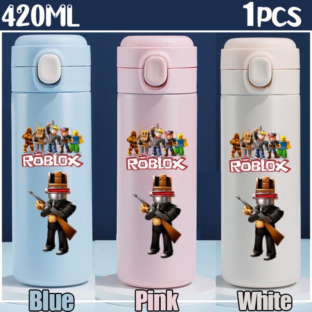 420ML Gourde Roblox Game Straight Drinking Cup Anime Water Bottle DynaBlocks 304 Stainless Steel Thermos Cup Holiday Gifts