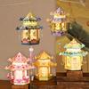 Paper Middle Autumn Festival Lantern 3D Ancient Style Handheld Lantern  Decoration