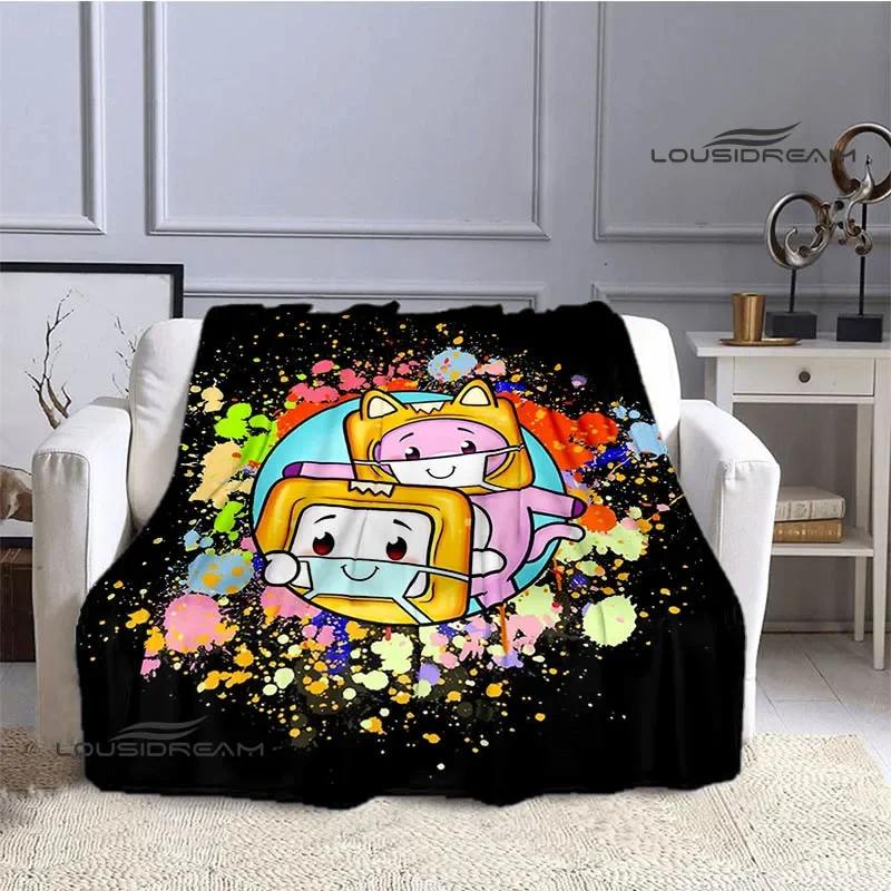 Lankybox Foxy Boxy милое одеяло теплое одеяло с фланцем мягкое и удобное одеяло домашнее дорожное одеяло подкладка для кровати подарок на день рождения
