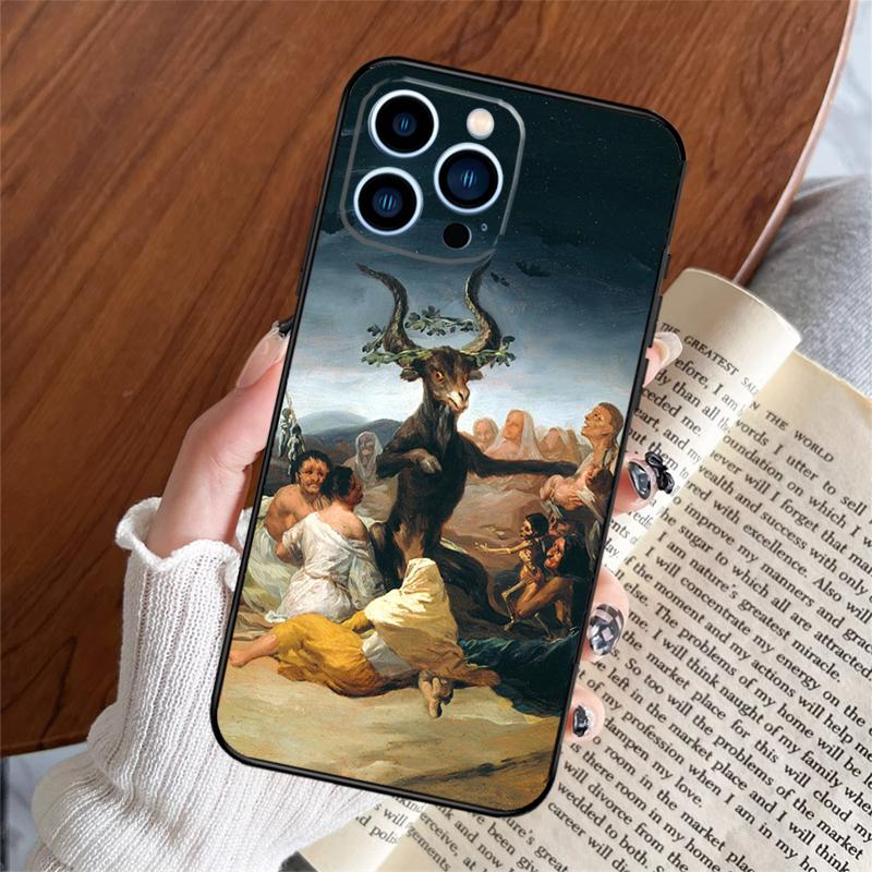Чехол для телефона с картинами Франсиско Гойи Для iPhone 17 Pro Max 11 12 14 15 16 Pro Max Plus 13 mini 16e 17 Air Задняя крышка