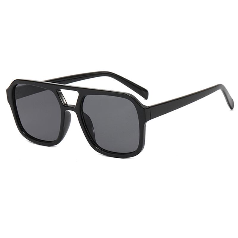 Hip-hop Sunglasses New Double-beam Frame Sunglasses Trend Women's Glasses Men's Sunglasses