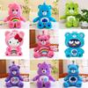 Cute Rainbow Birthday Care Bear Plush Toys Lovely Cartoon Bear Soft Stuffed Dolls Homdecor Sleeping Plush Pillows