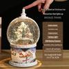 Holiday Snowfall Train Car Music Box Crystal Ball Toy for Kids & Seniors - Perfect Birthday Gift or Lamp