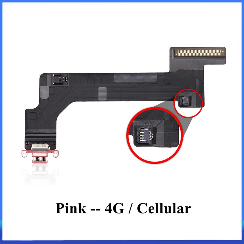 1 шт. для iPad 10 2022 10,9 дюйма A2696 A2757 Разъем порта зарядки Зарядное устройство Шлейф 4G Сотовая связь WiFi Запасные части