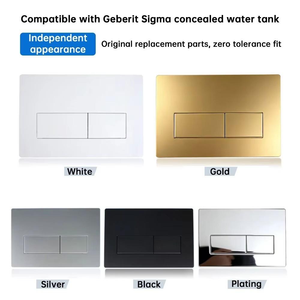 Wall Mounted Toilet Flush Button Dual Flush Toilet Button for Geberit Sigma 01/20/30/50