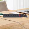 6 Outlet Power Strip Flat Plug Easy To Use Portable with Switch for Garage Business