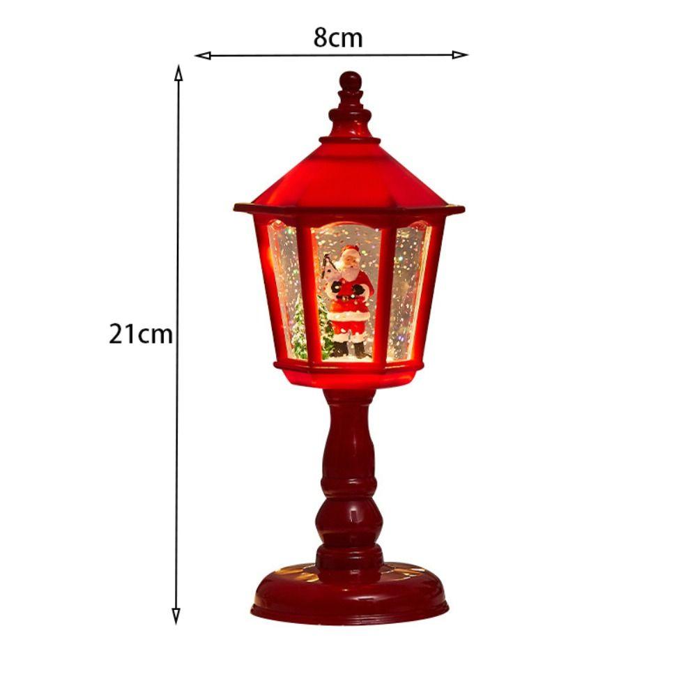 Подарки Музыкальная шкатулка Рождественские ветровые лампы Санта Креативный ночник Рождественская елка Снеговик Рождественский фонарь Праздничные сувениры