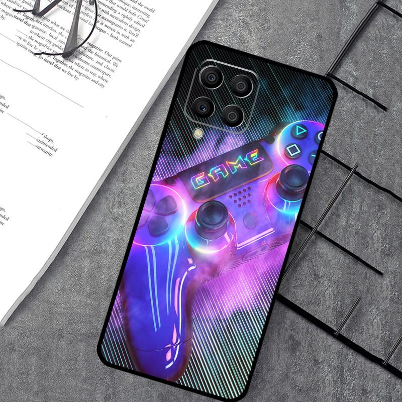 Cool Gaming Controller Case For Samsung Galaxy M15 M11 M12 M13 M14 M06 M16 M36 M56 M31 M53 M32 M52 M35 M55 M34 M54