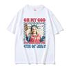 Oh My God 4 Th Of July Statue Of Liberty Funny Meme Graphic Tee Shirt Men Women Casual Cotton Tshirt Vintage  T Shirts