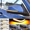 Designed for BMW X2, X1 F48/F49, and 1/2 Series F45/F46/F52: Rearview Mirror Sequential Turn Signal Light